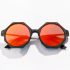 OCTA Raw carbon black red mirror closed temples